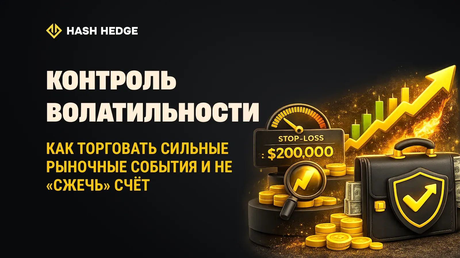 Контроль волатильности во время крупных рыночных событий в проп-трейдинге