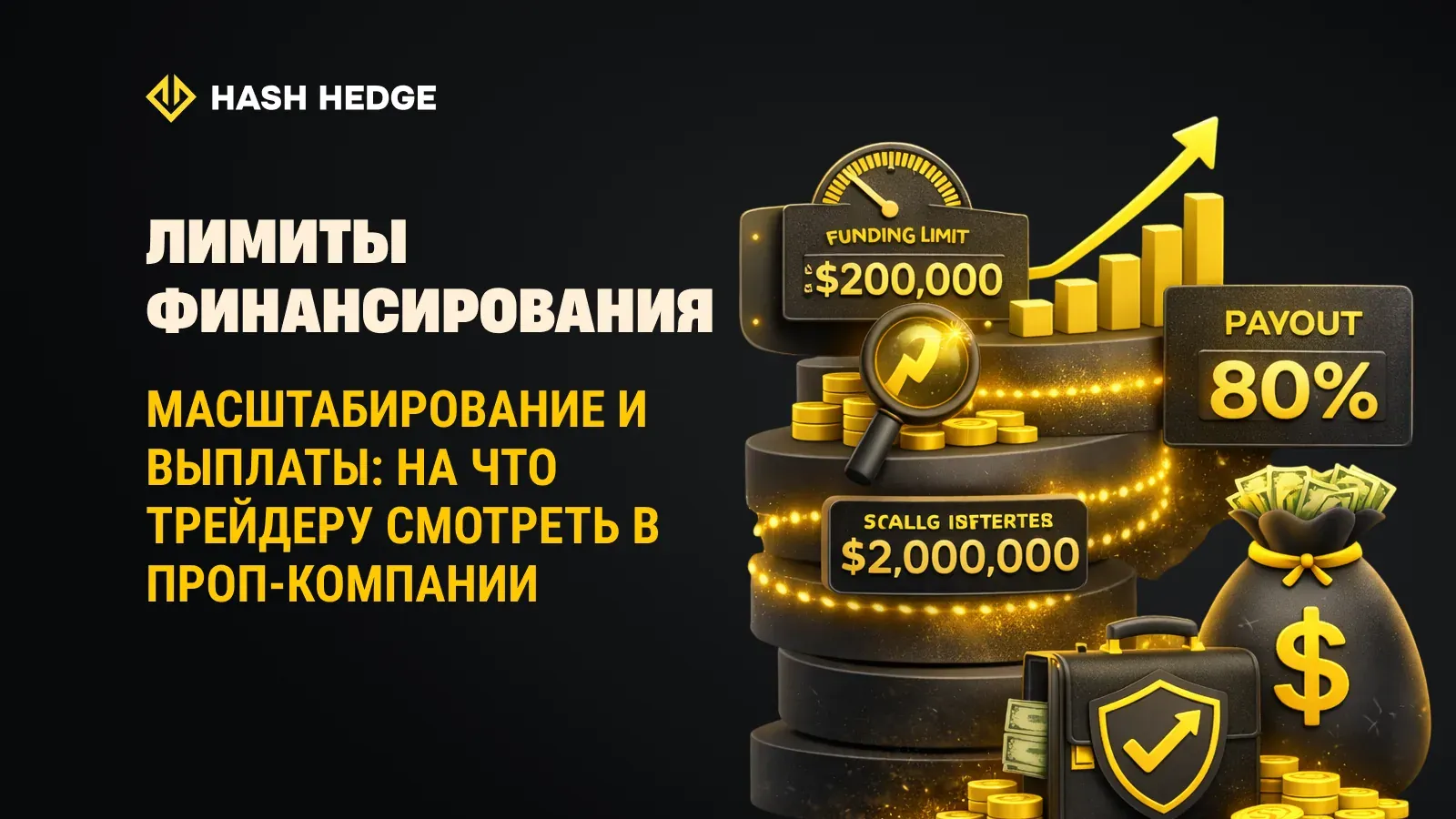 Лимиты финансирования, масштабирование и выплаты, на которые стоит обратить внимание в проп-компании