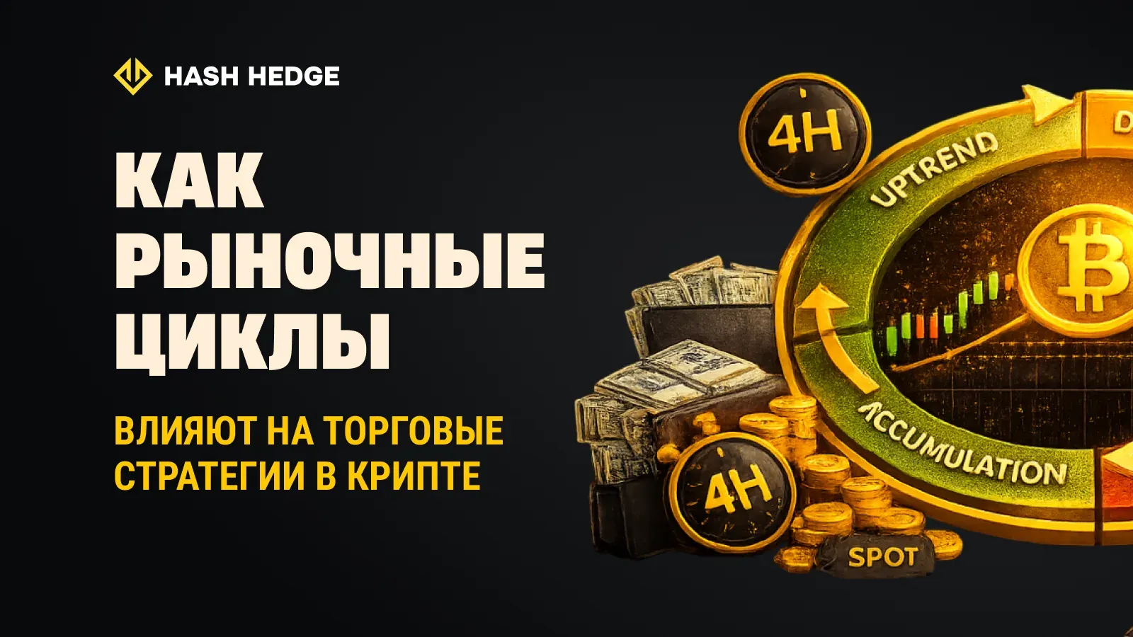 Как рыночные циклы крипторынка формируют торговые стратегии
