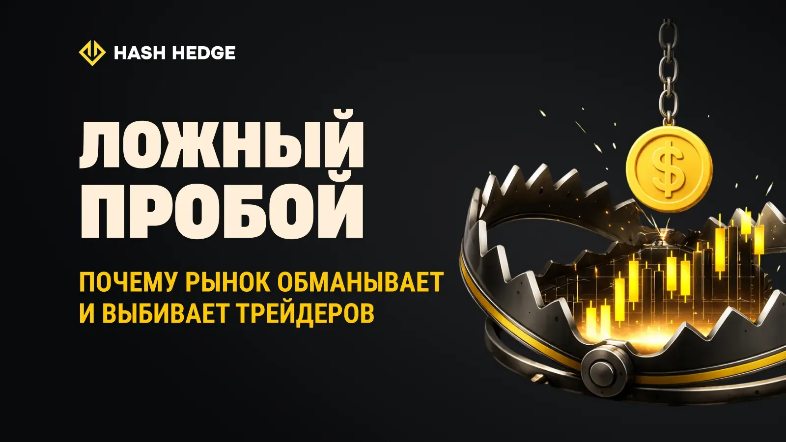 Ложный пробой, ловящий трейдеров на графике цены криптовалюты